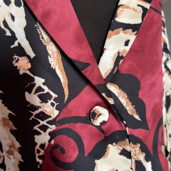 Chico's print blazer jacket - Picture 5 of 16